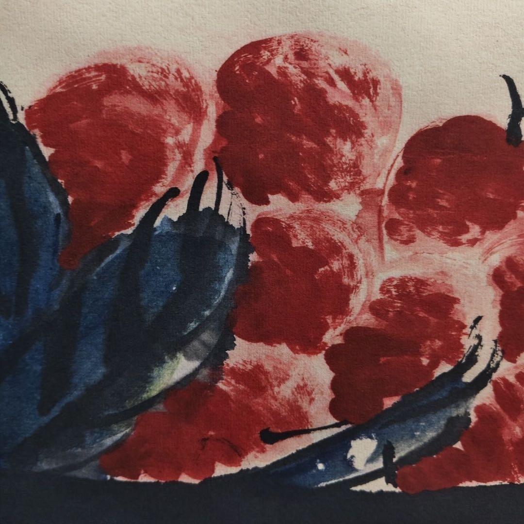 齐白石 富贵生香 中国画 掛け軸 水墨画 和室 玄関 茶室 壁掛け 美術品