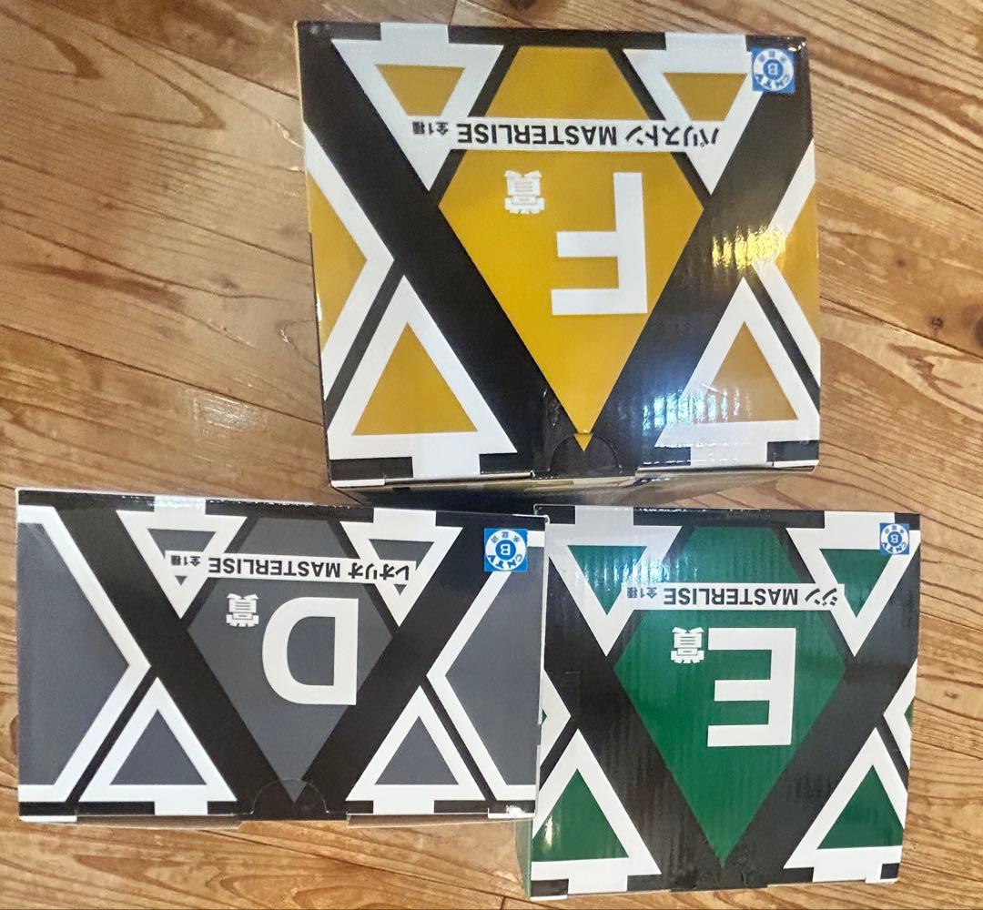 ハンターハンター　一番くじ　レオリオ　ジン　パリストン D賞E賞F賞　おまけ付き