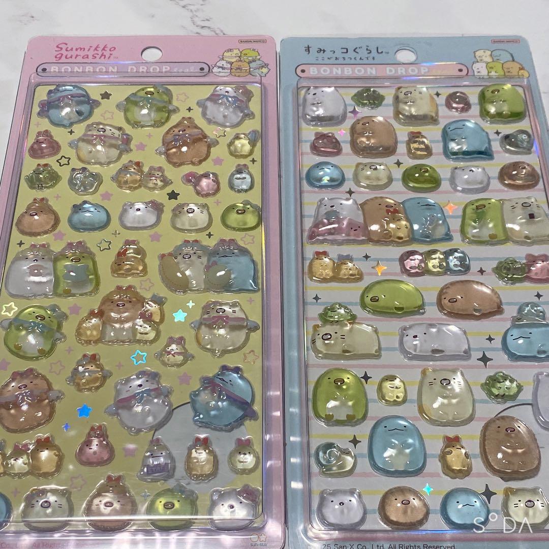 【国内正規品】すみっコぐらしボンボンドロップシール2種セット 2万2000円即決