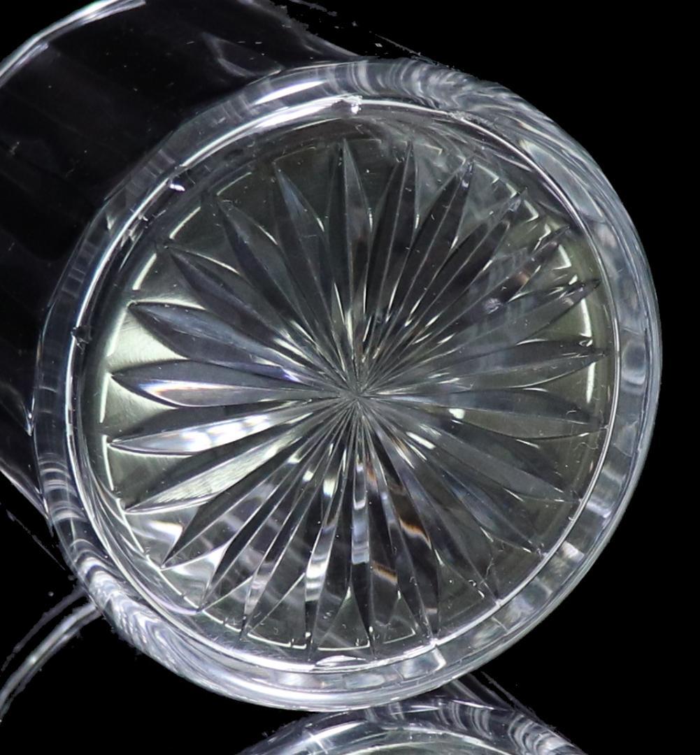 オールド・バカラ 激レア 18面体 桃色被せ パウダーボックス 蓋物 エンパイア