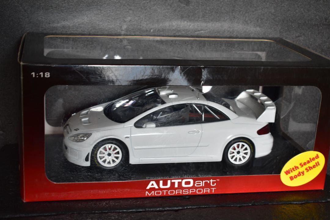 1/18 オートアート プジョー 307 WRC ホワイトプレーン