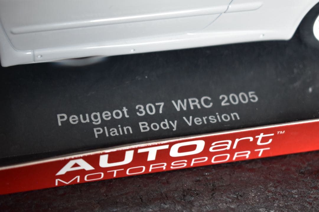 1/18 オートアート プジョー 307 WRC ホワイトプレーン