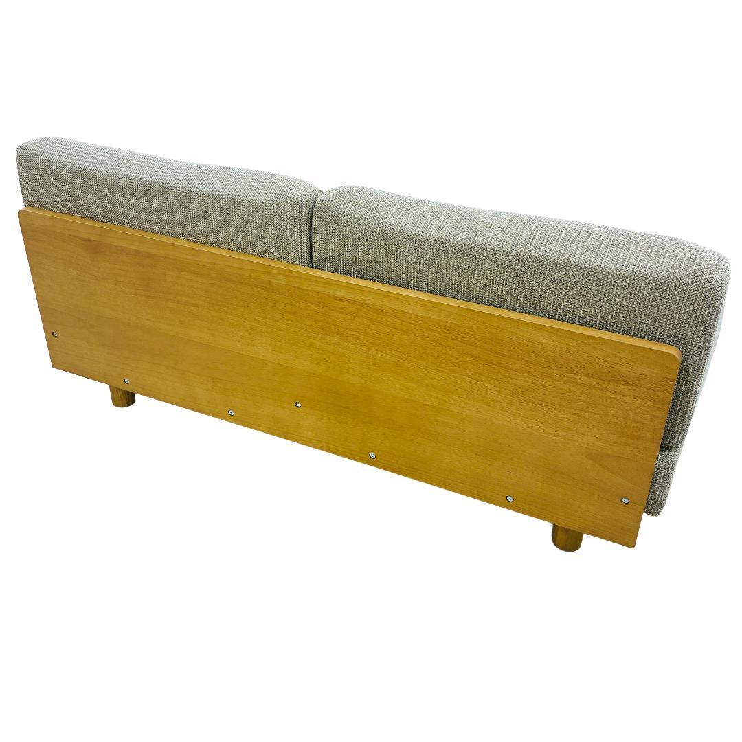 もっさん。【美品】無印良品　ゆったり座れるアームレスソファ　２シーター