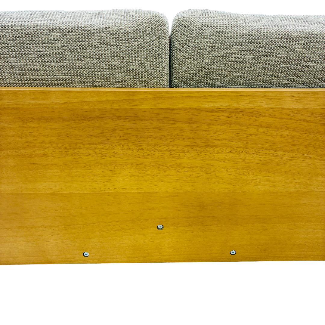 もっさん。【美品】無印良品　ゆったり座れるアームレスソファ　２シーター