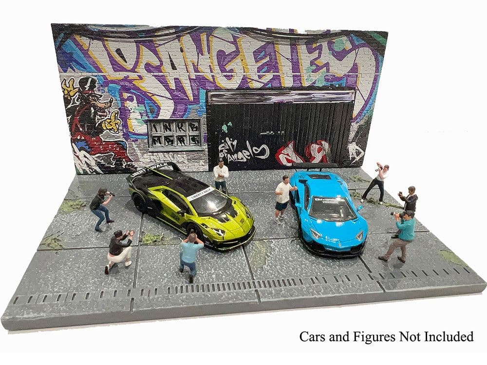 アメリカンジオラマ 1:64スケール LAストリートアート・ジオラマ グラフティ