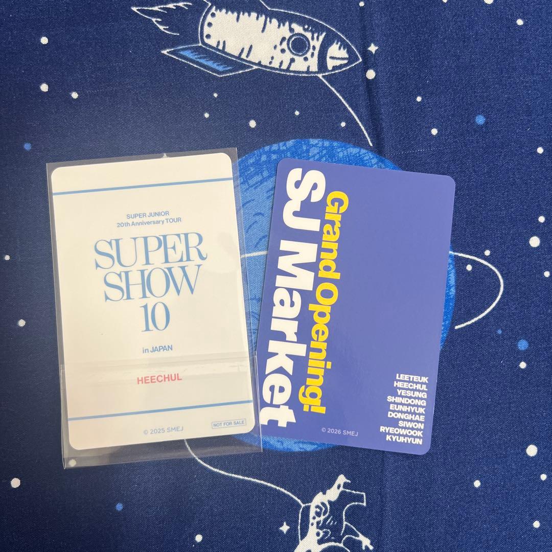 SUPERJUNIOR SJmarket ヒチョル トレカ 4点セット