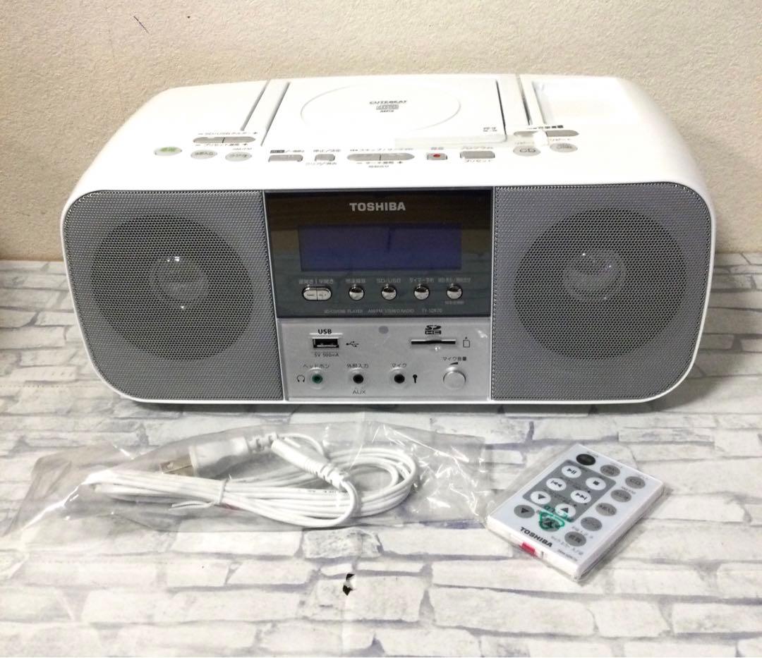 東芝 CDコンポ ラジカセSD USB ラジオ CDラジカセ MP3
