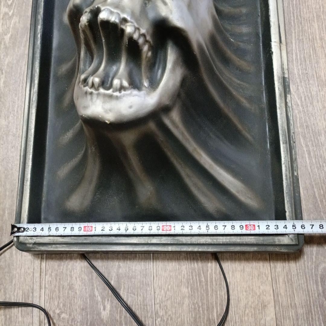 骸骨の立体壁掛けオブジェ