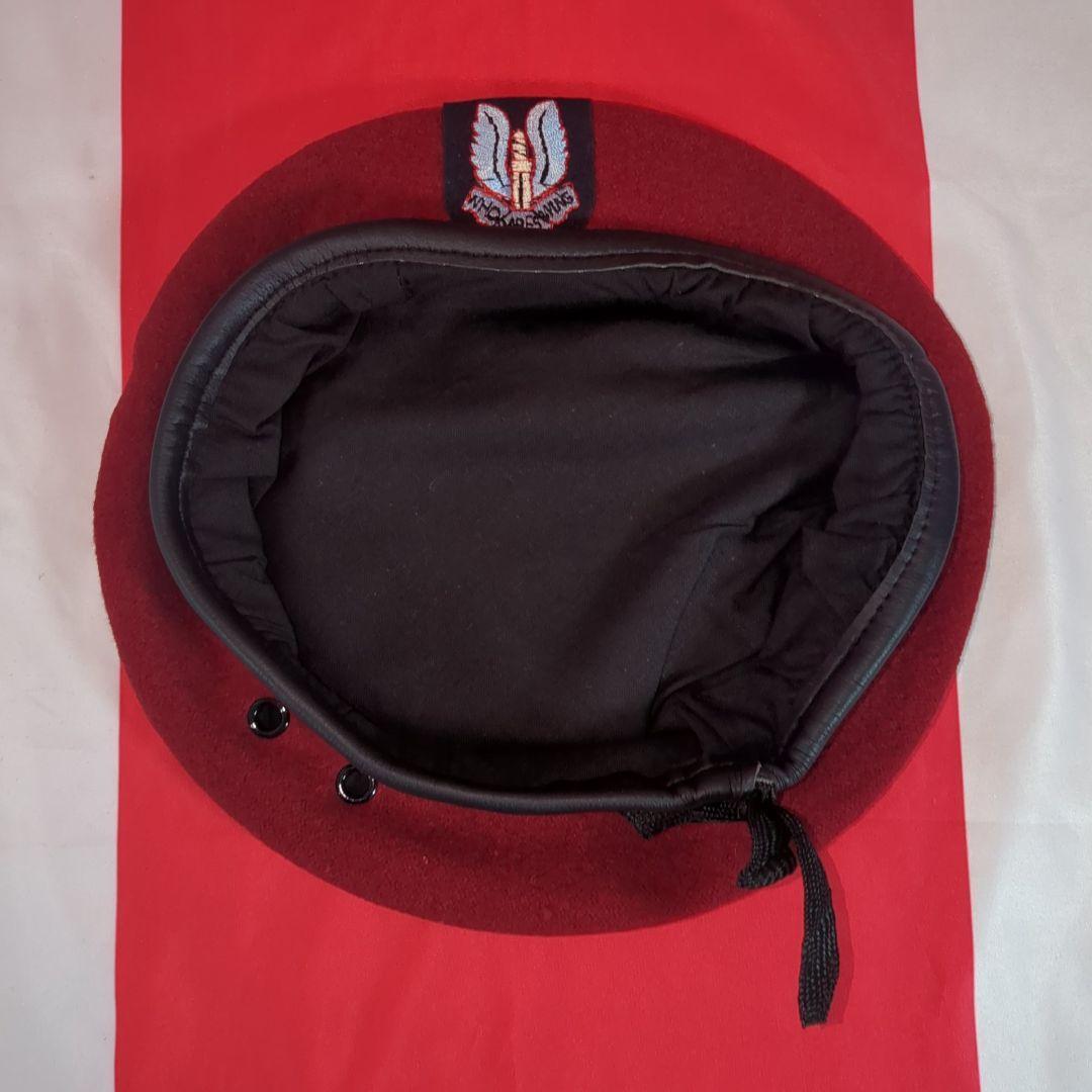 【実物】イギリス軍 SAS MTP 空挺スモック＋階級章＆ベレー帽