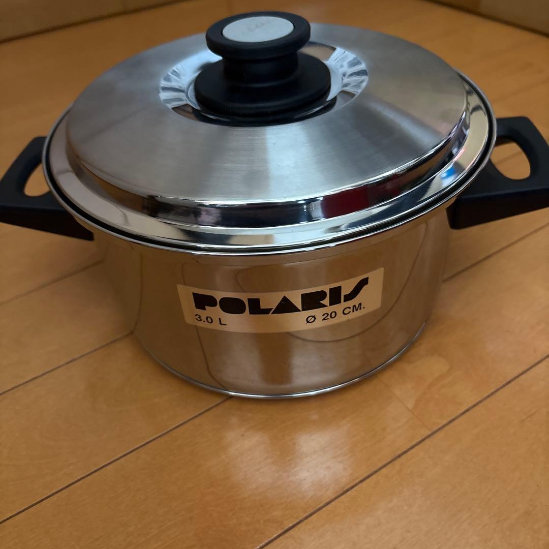 POLARIS 両手鍋 3.0L 20cm
