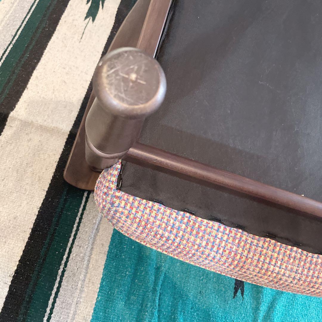 希少　カリモク　チターノ　一人掛け　アーム　ソファ　レトロ　ヴィンテージ