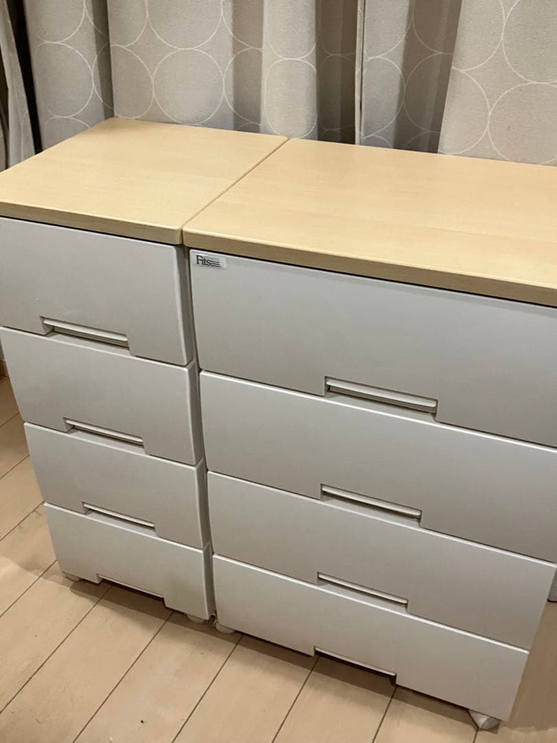 Fits プラスチックチェスト F5504 4段 幅55cm