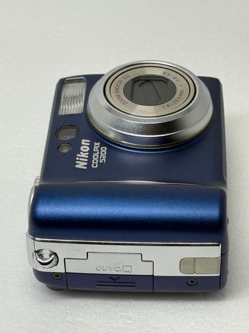 Nikon COOLPIX E5200 ブルー 動作確認済 コンパクトデジカメ