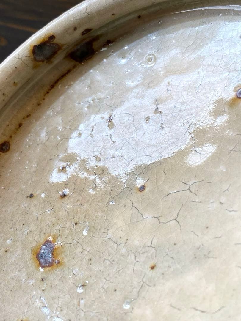 中村哲雄　薄灰　丸縁小鉢　2客　豆鉢　小皿　作家もの　器