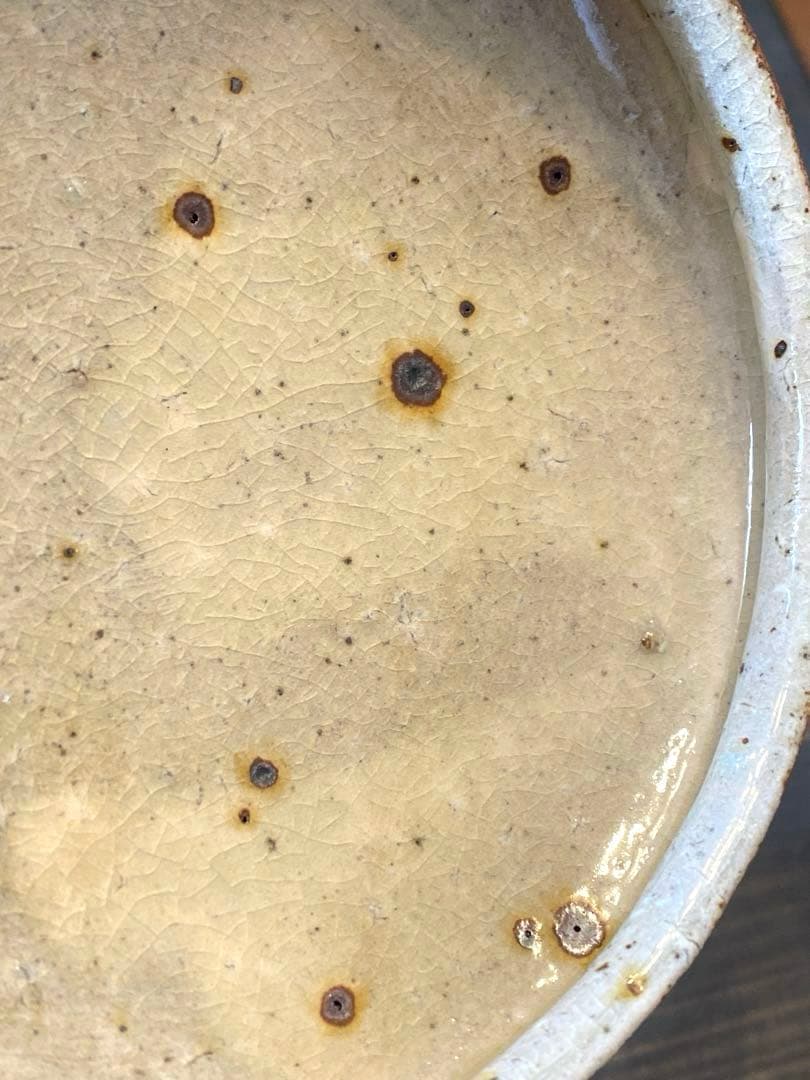 中村哲雄　薄灰　丸縁小鉢　2客　豆鉢　小皿　作家もの　器