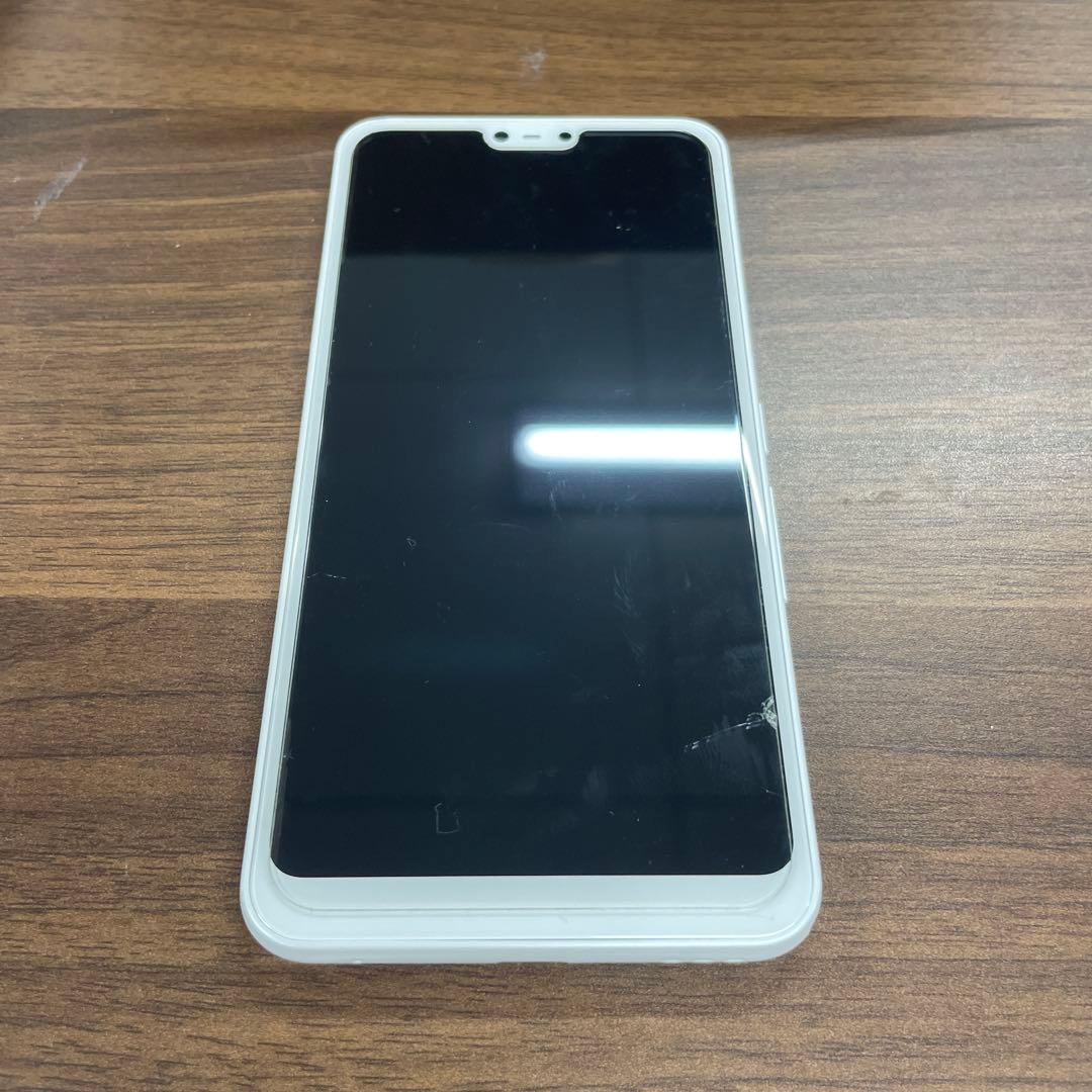 【中古品】arrows ホワイト スマートフォン 本体