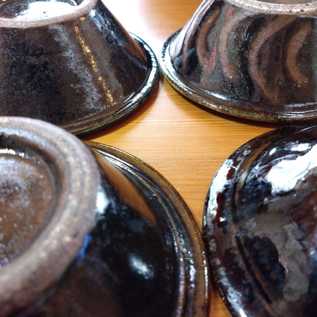 お値下げ　やちむん　菅原謙　4寸ワンブー　4個セット