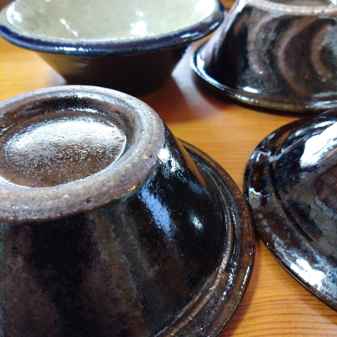 お値下げ　やちむん　菅原謙　4寸ワンブー　4個セット