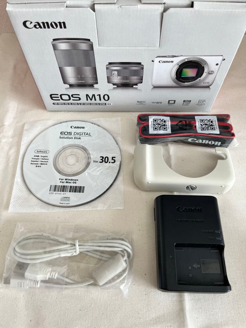 Canon EOSM10 ダブルレンズキット ホワイト