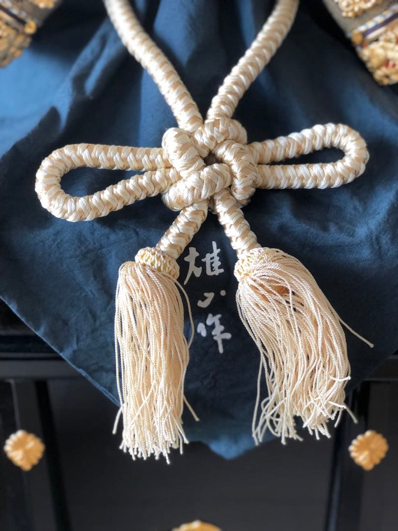 五月人形 正絹兜飾り 鈴甲子雄山作 こどもの日 端午の節句