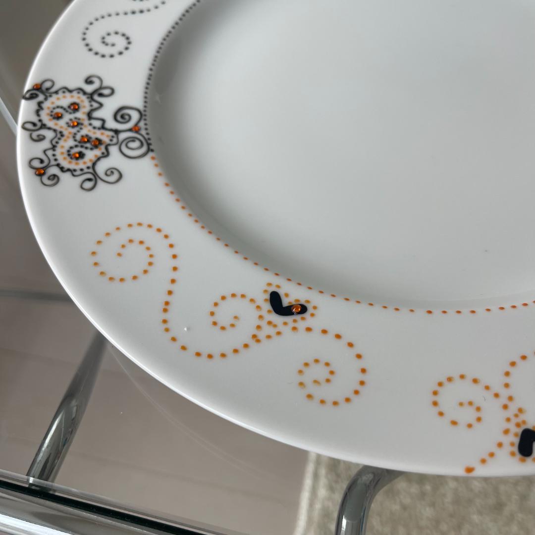 【新品未使用】ソワジック Soizick プレート 大皿 2枚 ラインストーン付