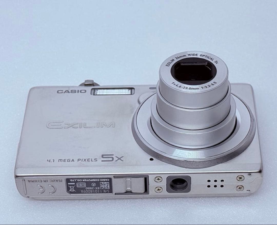 CASIO EXILIM EX-Z680 シルバー 動作確認済