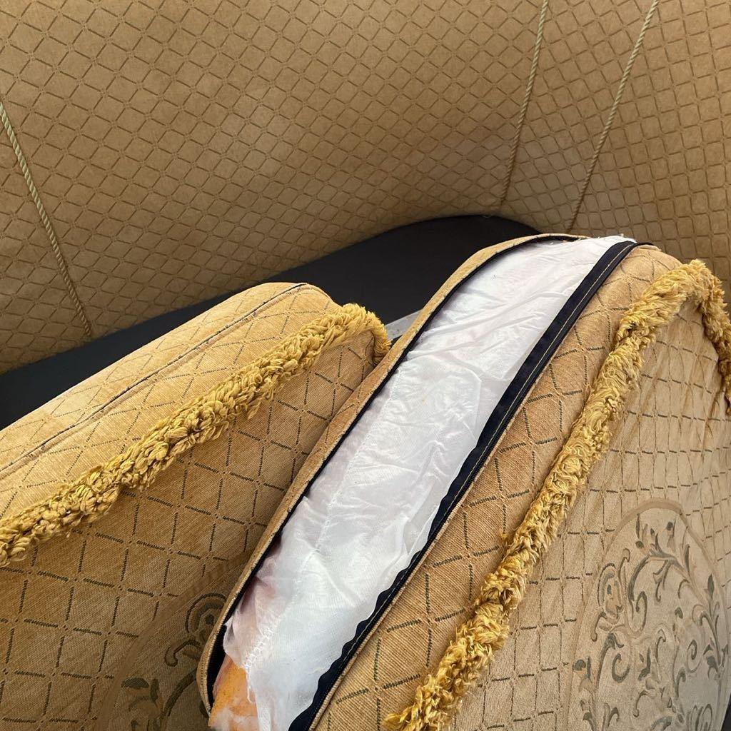 r702r83 豪華絢爛 イタリア製 3人掛けソファ ファブリック 格調高い逸品