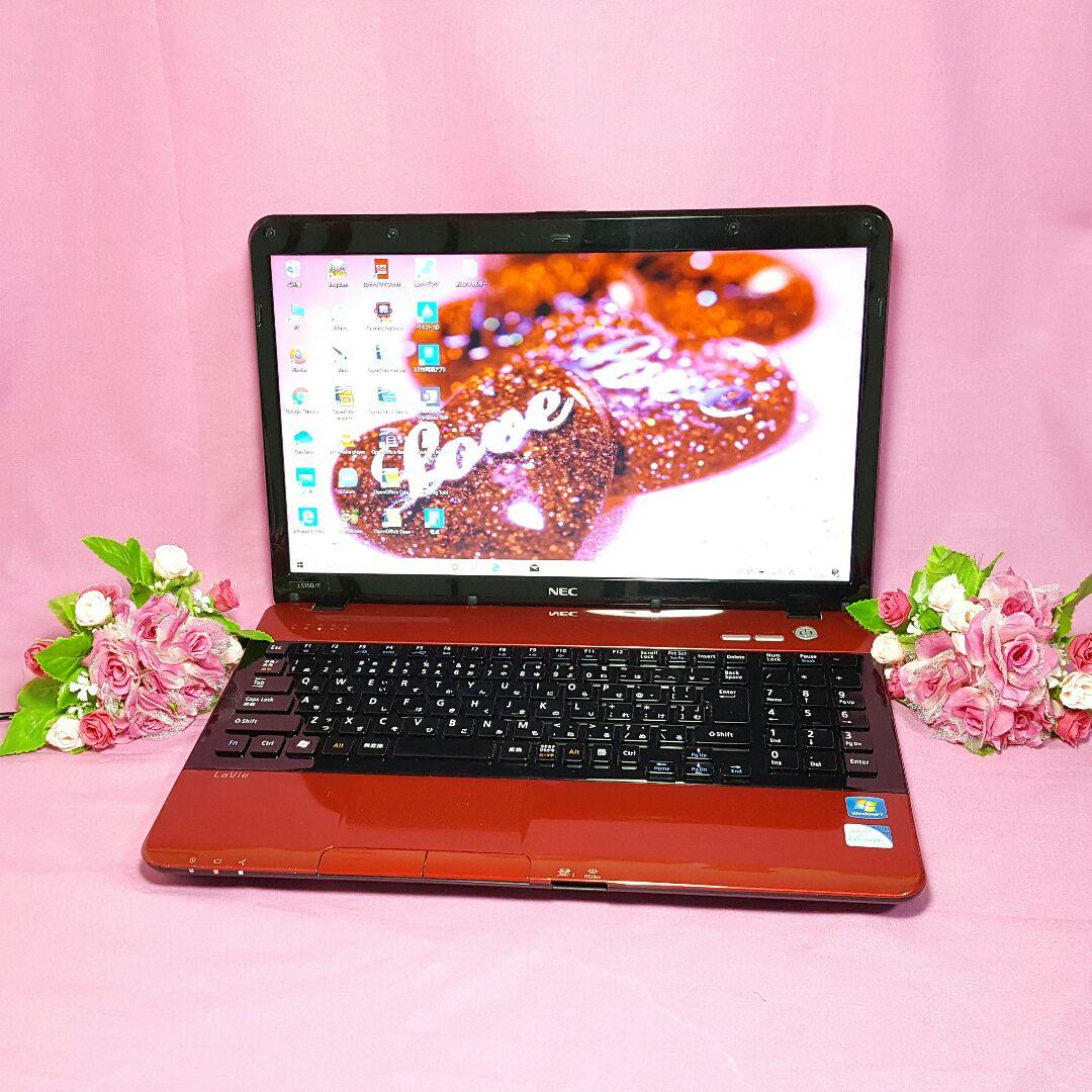 @maaaaaa❥NEC❥赤色LaVie❥大容量❥HDMI❥テンキ付き