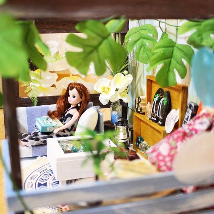 ドールハウス　リバーシブル＊ハワイアンルーム