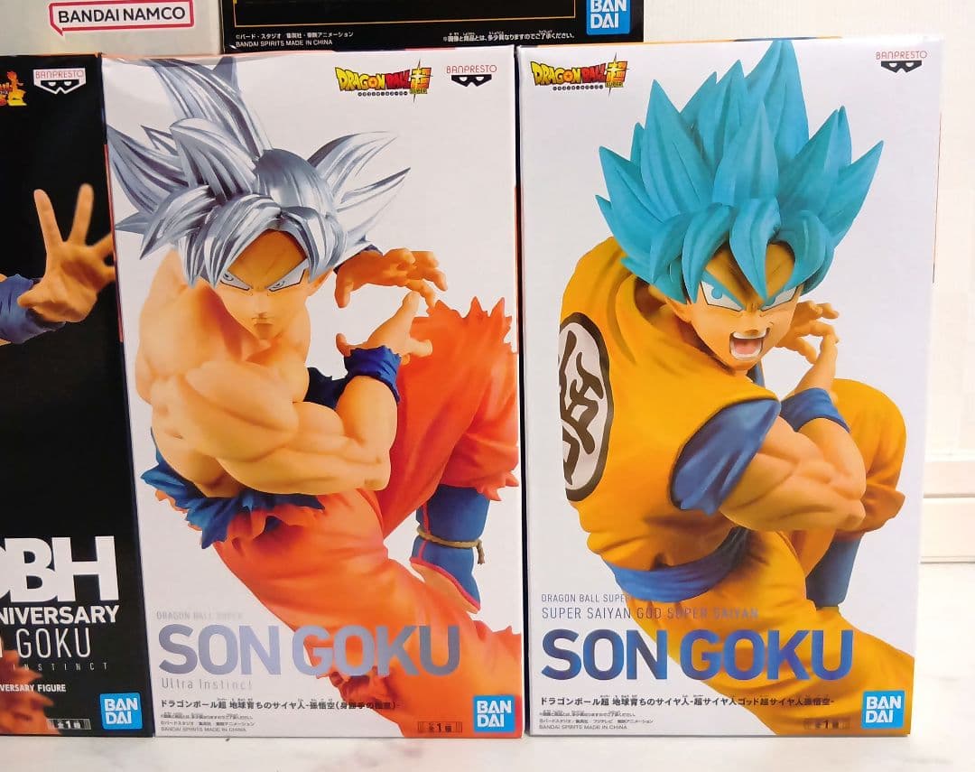 ドラゴンボールZフィギュア新品未開封6種まとめ売り☆BANDAI孫悟空