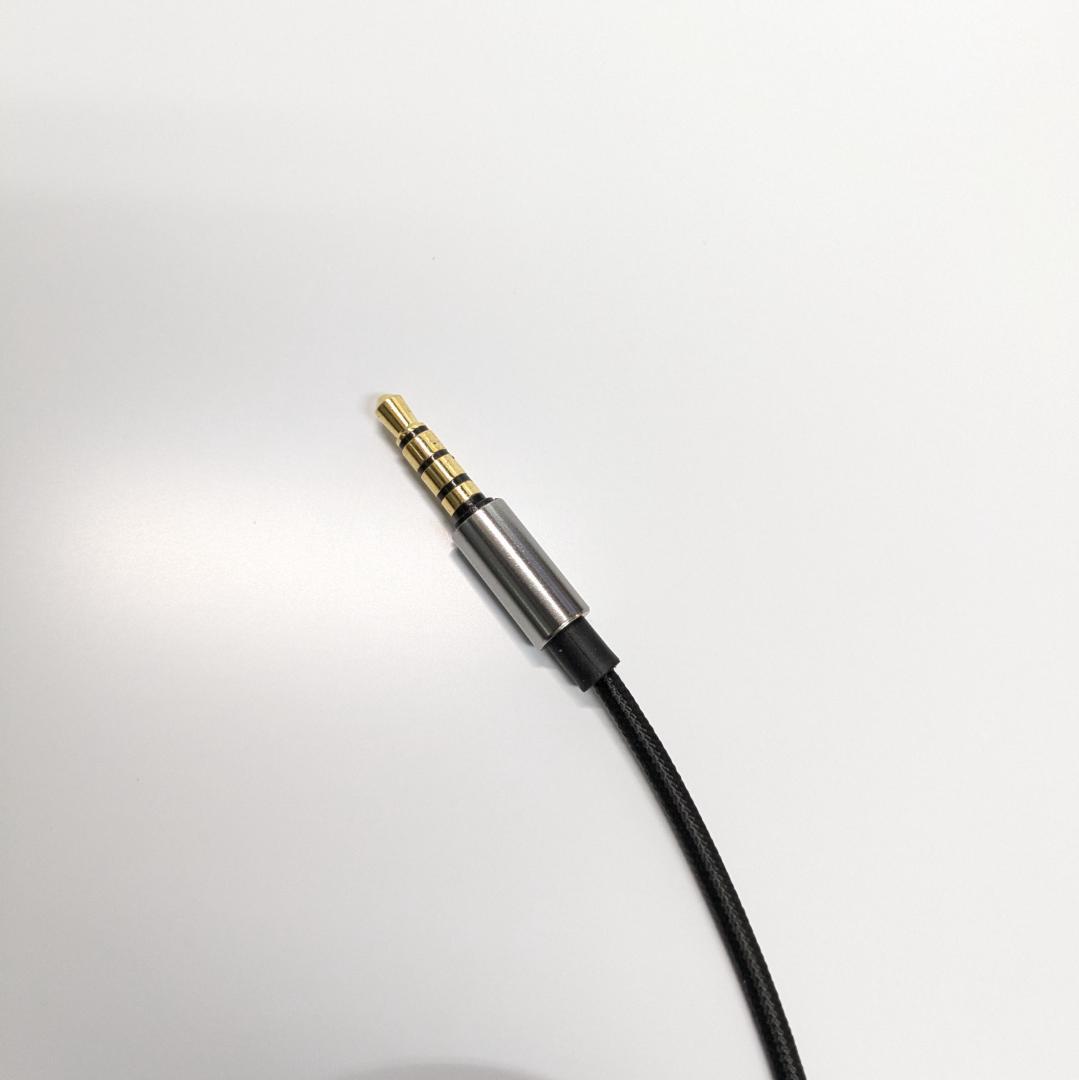 koss porta pro MMCX化　青　マイク付きケーブルセット