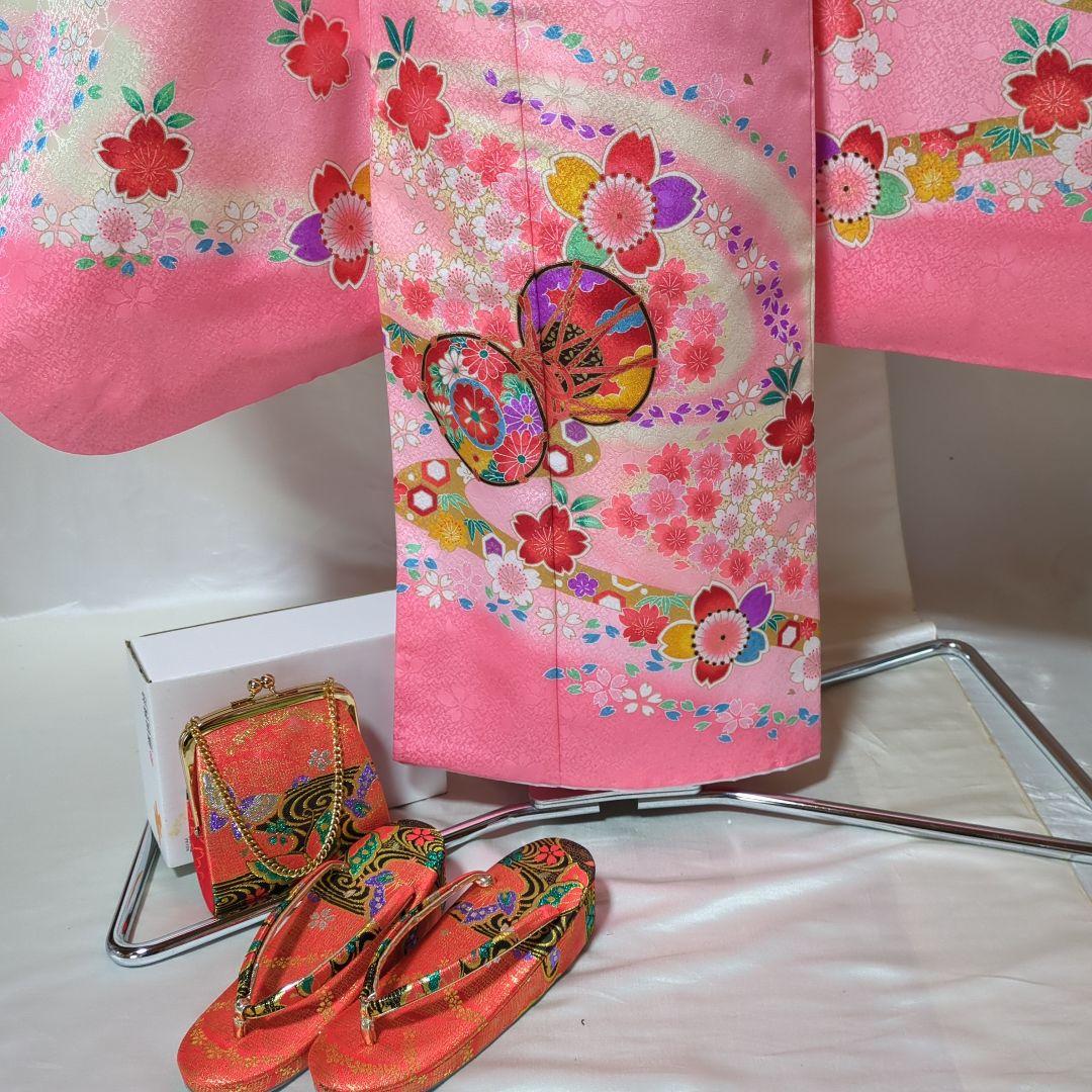 七五三　７歳用　着物コーディネート一式　美品
