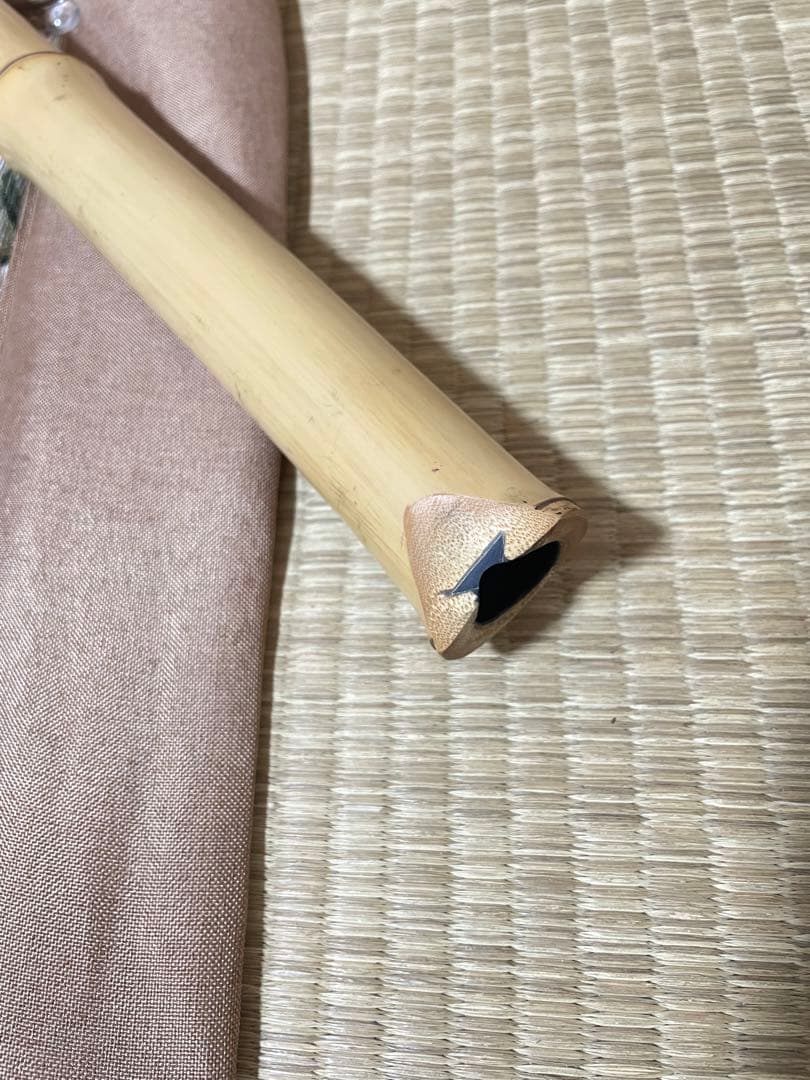 尺八本体 竹製　5穴　星型
