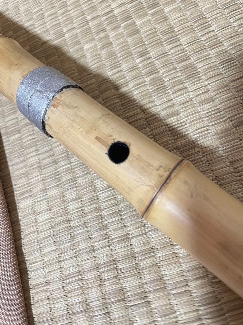 尺八本体 竹製　5穴　星型