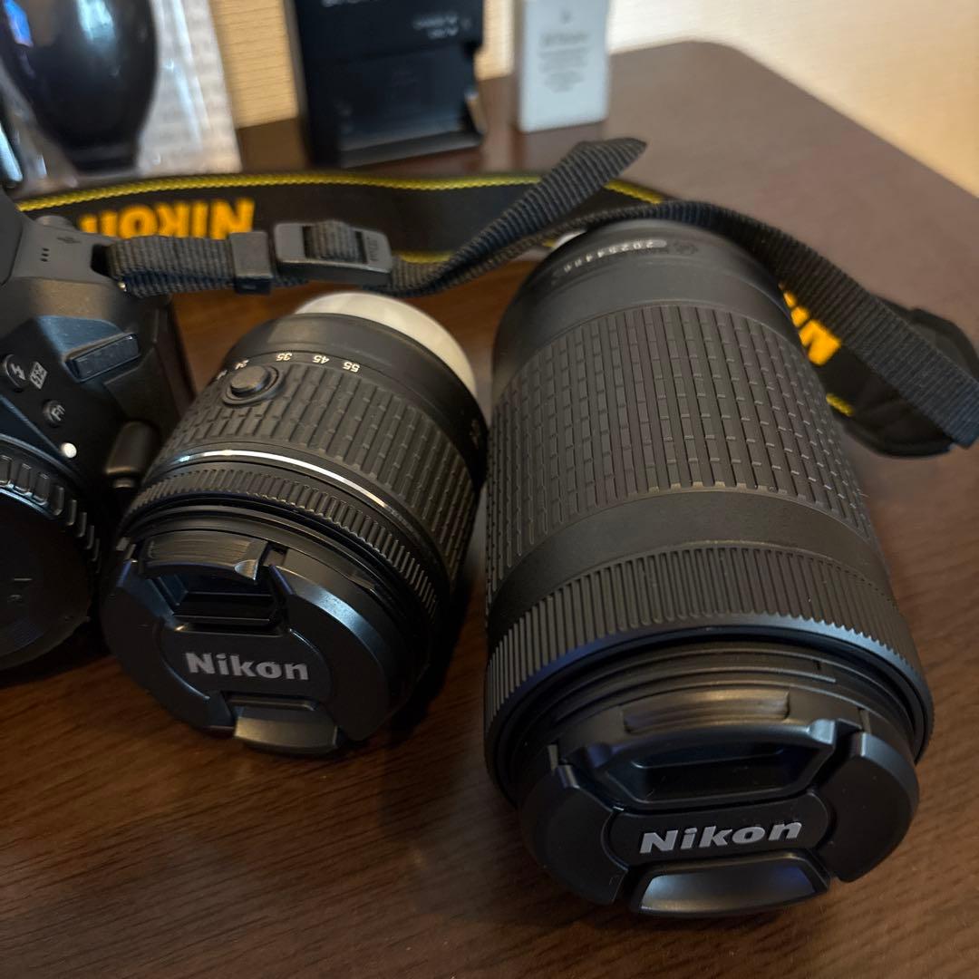 Nikon D5300 ショット数95枚！デジタル一眼レフカメラ レンズ2本付き