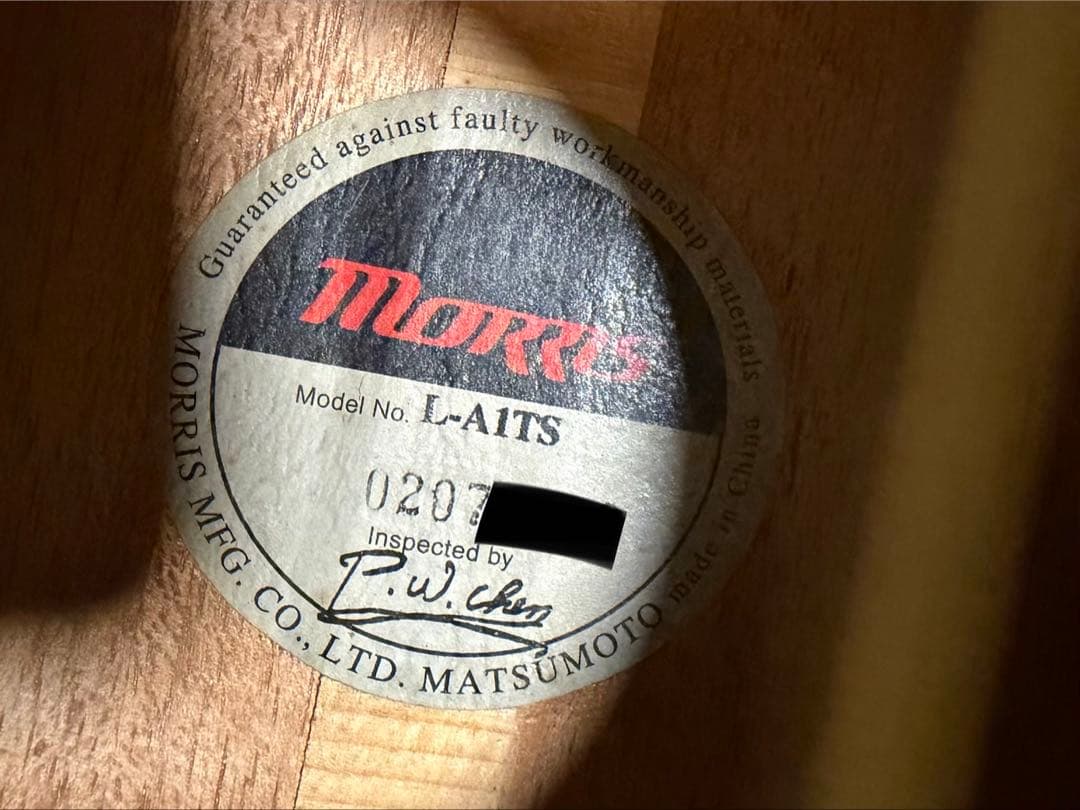 Morris L-A1TS モーリス アコースティックギター ミニサイズ