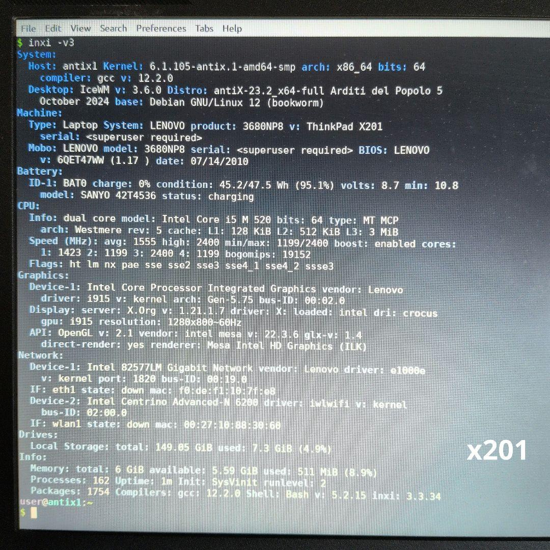 ［ジャンク］ThinkPad ノートPC 本体 3台セット