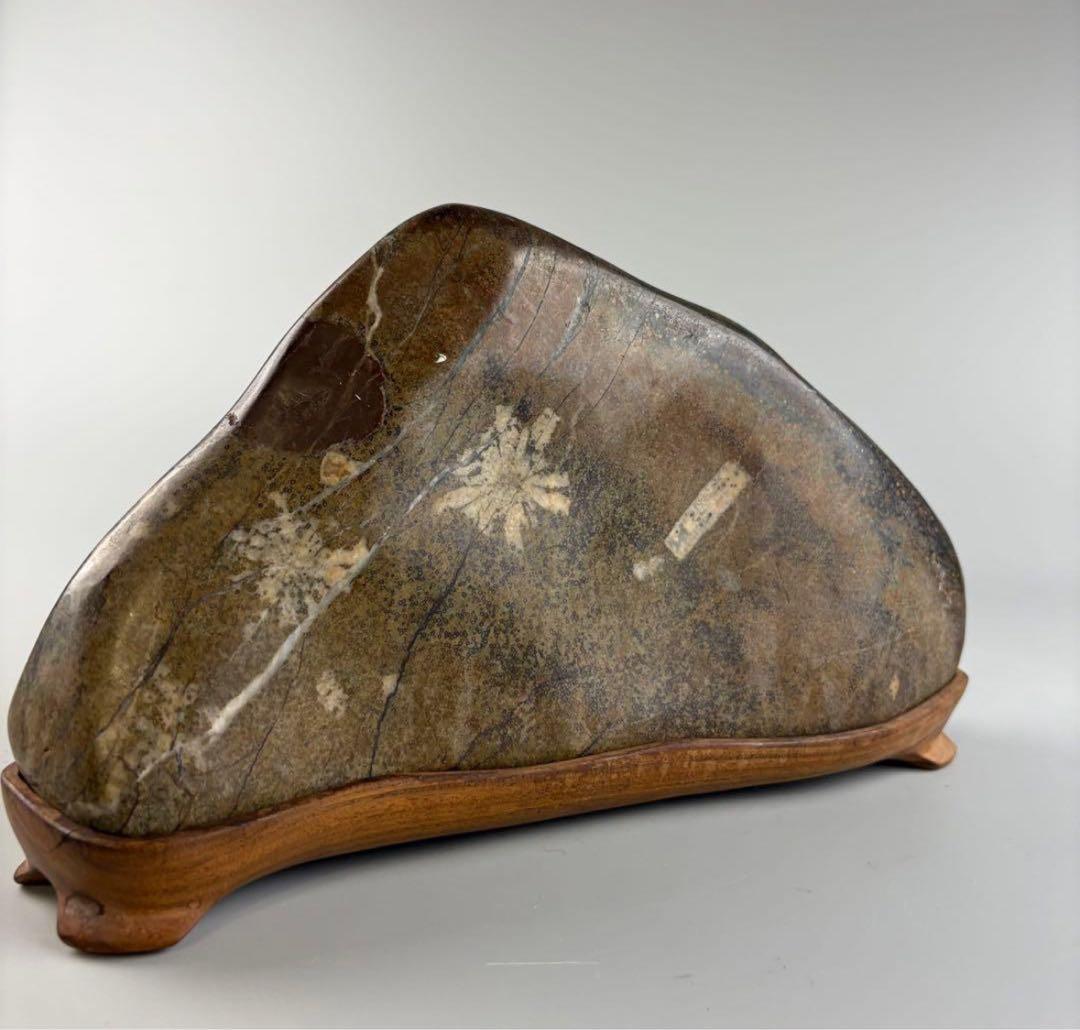 古美術 菊花石 飾石 天然石 約3.9kg