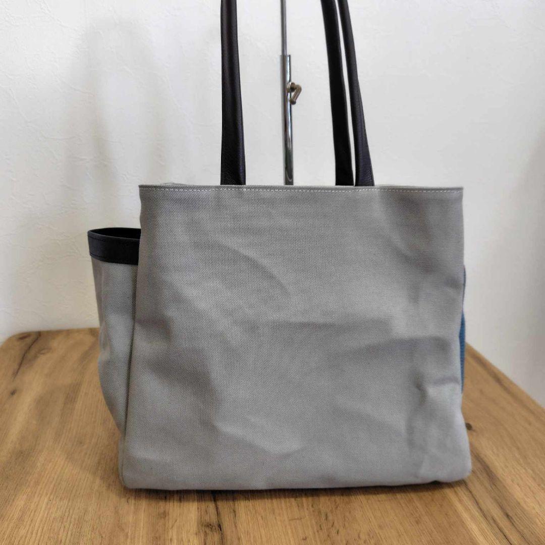 ぷ*ぃ様 ミナペルホネン/tambourineタンバリンブルー/がま口仕切り付き