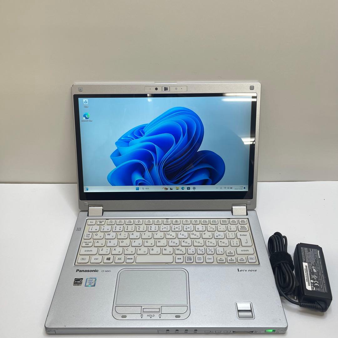 Windowsノート本体 #554 PANASONIC CF-MX5 i5-6300U 8GB 256GB