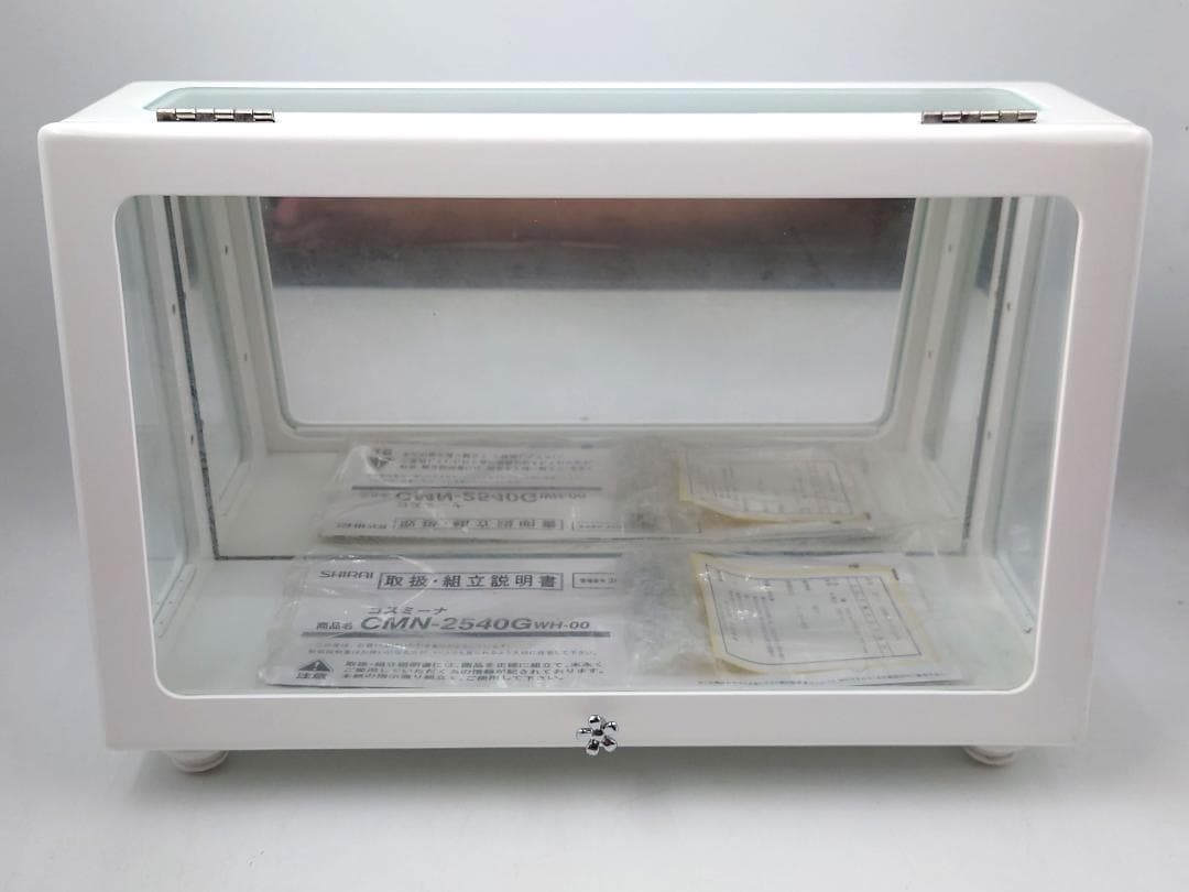 【未使用品?】 白井産業 ギャラリーケース コスミーナ CMN-2540G WH