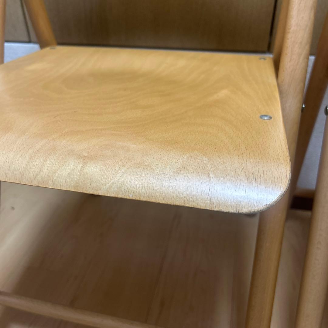 【廃盤・希少】無印良品ブナ材折りたたみチェア　2脚 セット