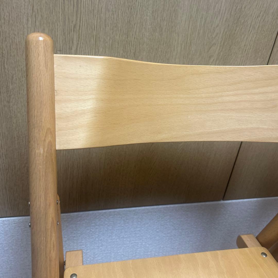 【廃盤・希少】無印良品ブナ材折りたたみチェア　2脚 セット