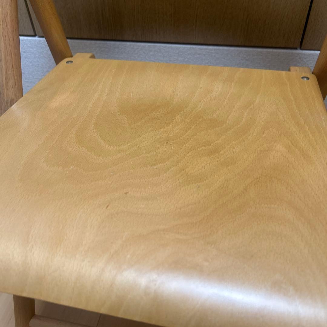 【廃盤・希少】無印良品ブナ材折りたたみチェア　2脚 セット