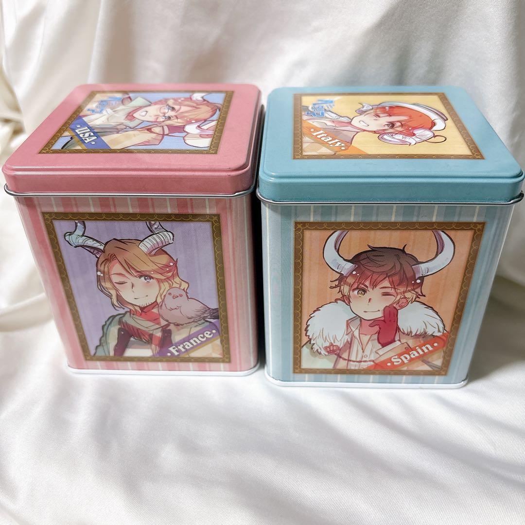 ヘタリア つのたりあ クッキー缶 <缶のみ2種セット>