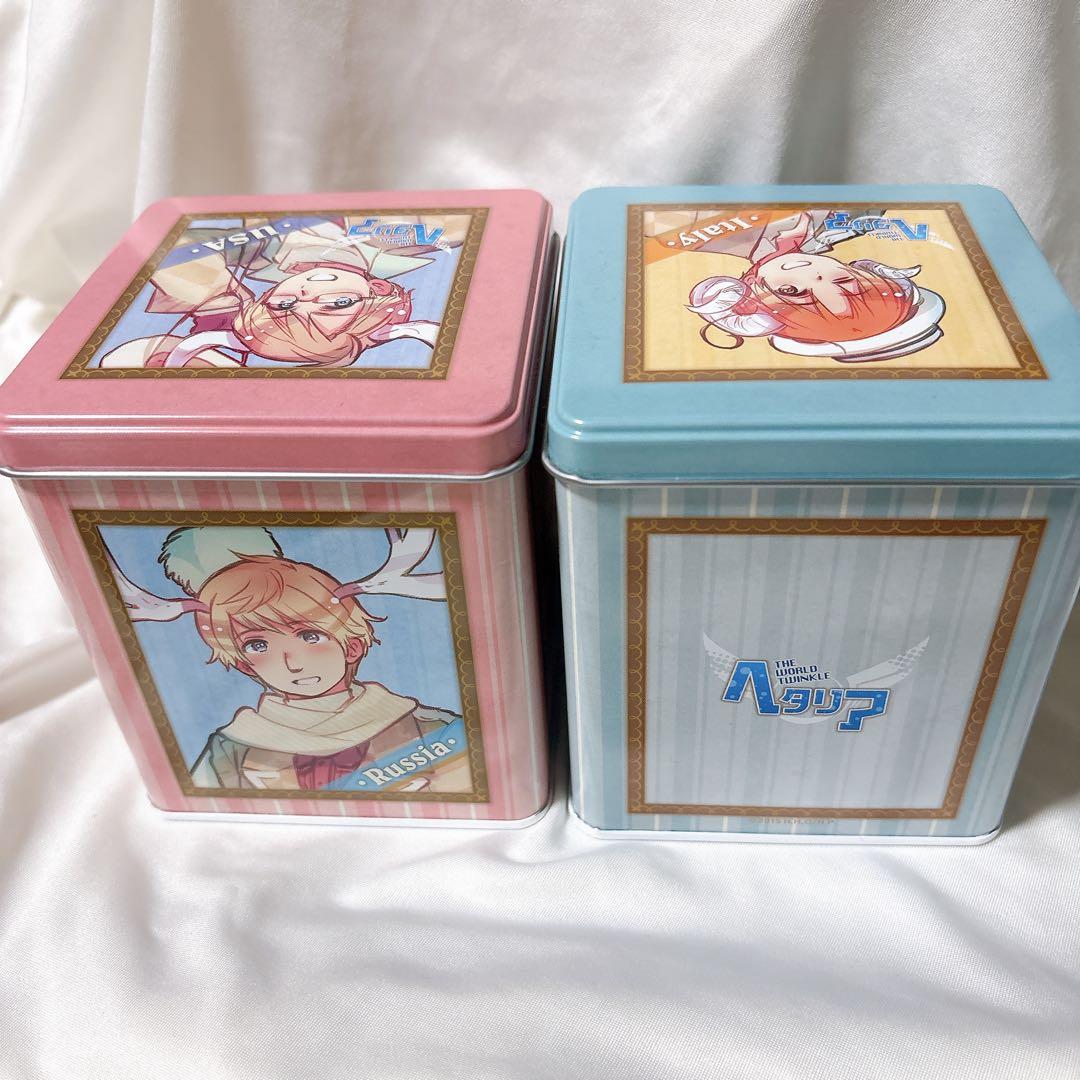ヘタリア つのたりあ クッキー缶 <缶のみ2種セット>