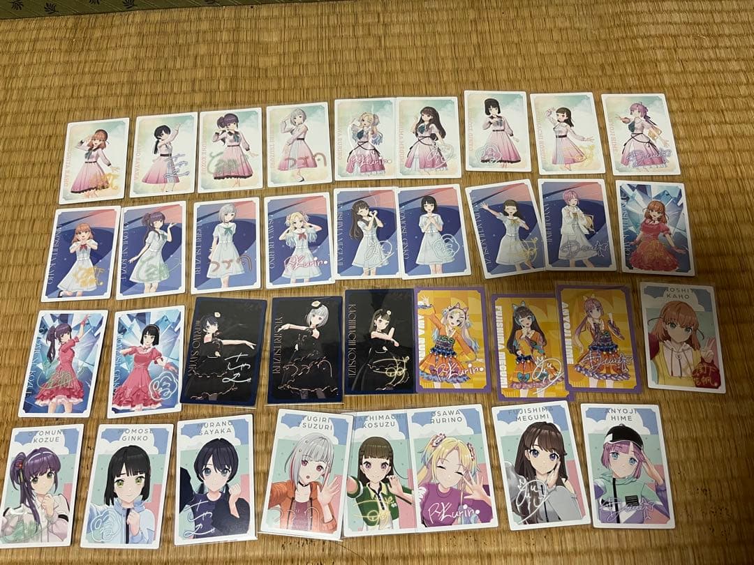 蓮ノ空 CD特典 メンバーカード 184枚まとめ売り 被りなし