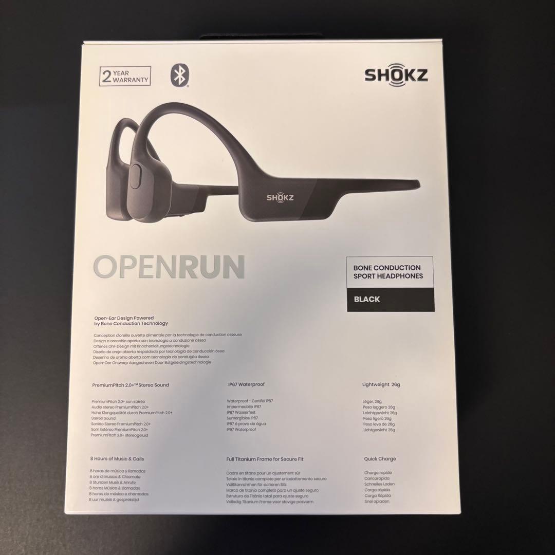 SHOKZ 骨伝導イヤホン openrun S803