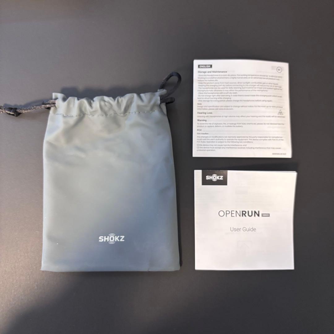SHOKZ 骨伝導イヤホン openrun S803
