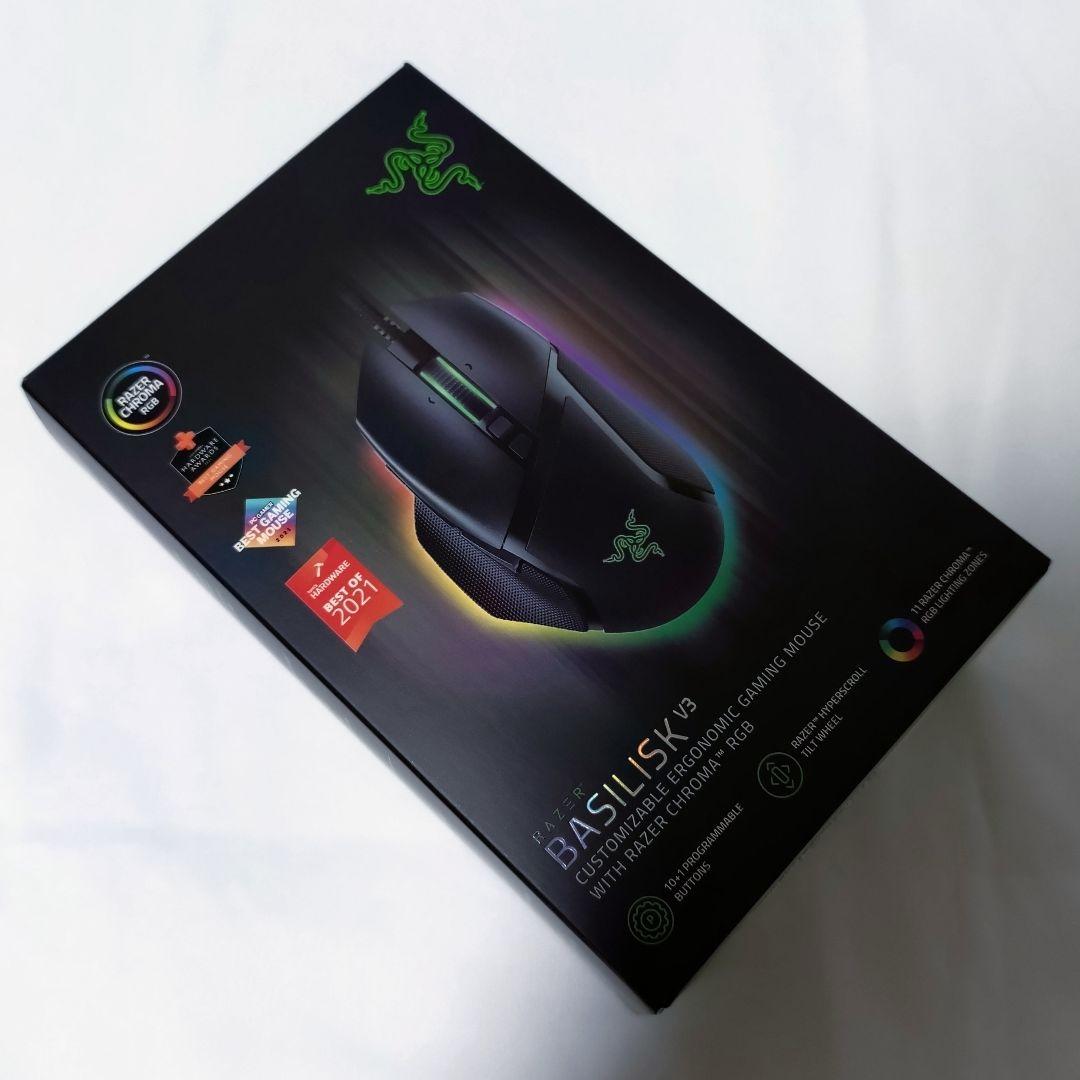 Razer Basilisk V3 USB ゲーミングマウス Chroma 有線
